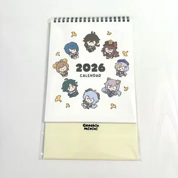 호요랜드 입장 특전 원신 mini 달력 2026년