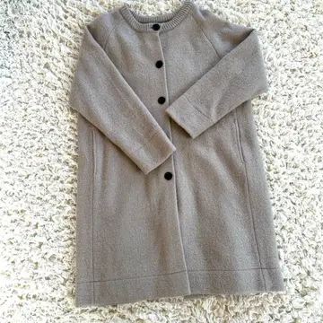 마오메이드 노카라 그레이 울 롱 코트