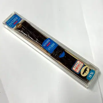 새상품 미사용 시계 벨트 크로커다일 악어 브라운 초코 19mm P