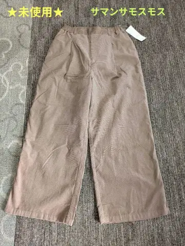 [택 포함 미사용] 사만사 모스모스 코듀로이 와이드 팬츠