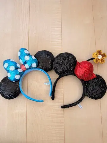디즈니 머리띠 2세트