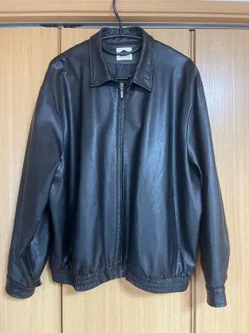 블랙 가죽 자켓