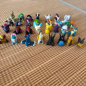 포켓몬 손가락 인형 피규어 세트 39개 + 입상 포켓몬 7개