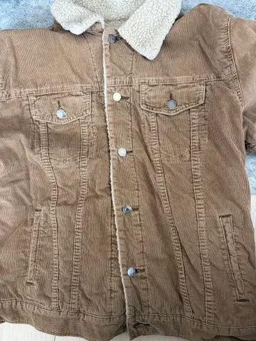 GAP 코듀로이 보아 옷깃 자켓