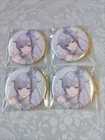 이레이스 쇼토 캔뱃지 화이트 블랙조