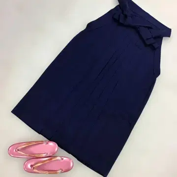 여성 하카마와 조리 세트 네이비 컬러 94cm 무지