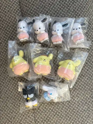 산리오 캐릭터 호박 팬츠 피규어 세트