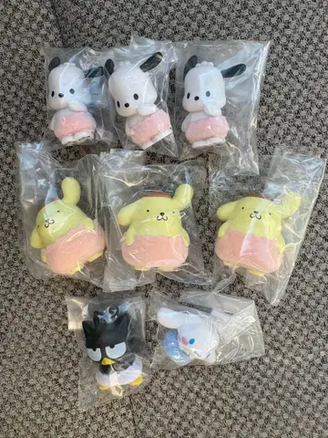 산리오 캐릭터 호박 팬츠 피규어 세트