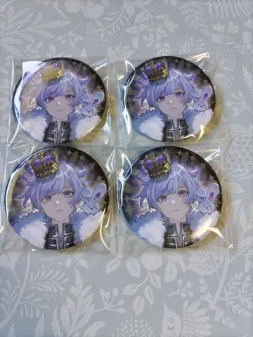 이레이스 쇼토 캔뱃지 화이트 블랙조