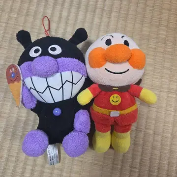 호빵맨 세균맨 봉제 인형 세트