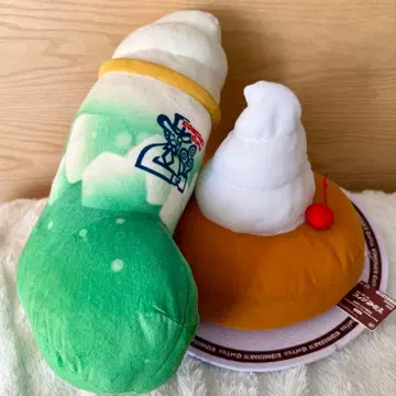 코메다 커피점 시로노와르 크림 소다 프라이스 반다이 봉제 인형 본체