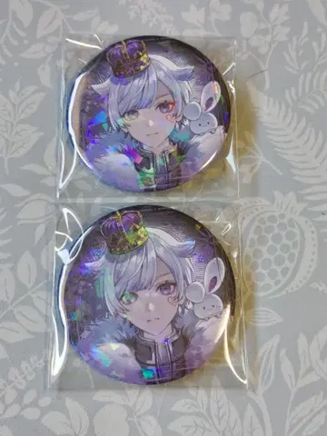 이레이스 쇼토 캔뱃지 화이트 블랙조