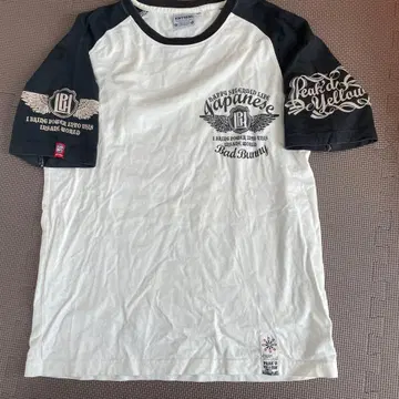 그래픽 T셔츠 화이트/블랙