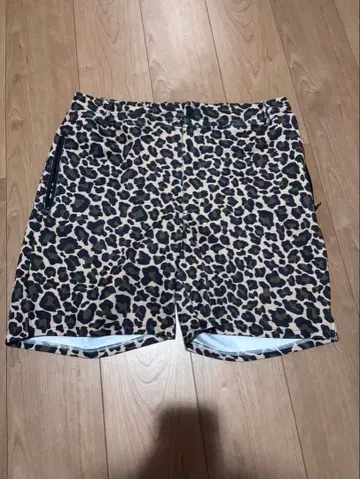REZES 레오파드 무늬 숏팬츠 XXL