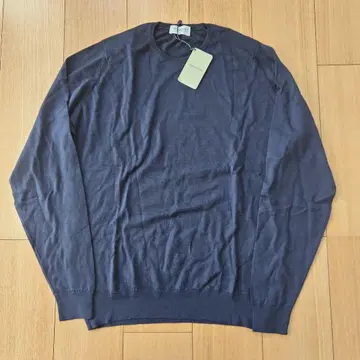 JOHN SMEDLEY 네이비 니트 스웨터 XL