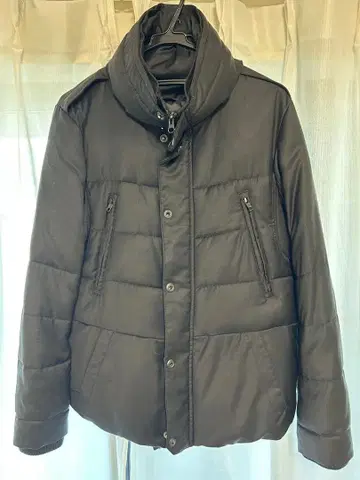 CUSTOM CULTURE 블랙 다운 자켓