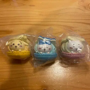 치이카와 캐릭터 마카롱 하치와레 토끼 치이카와 3개 세트