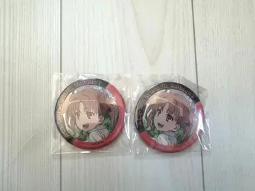 어떤 과학의 초전자포 캔뱃지 2개 시라이 쿠로코