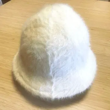 BROWRY 화이트 퍼 버킷 햇 복슬복슬