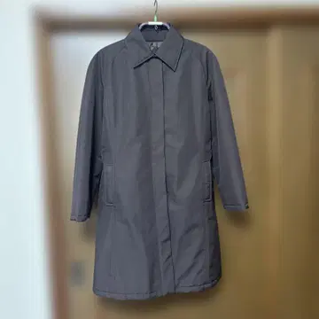 고급 MAX&Co. 롱 코트 브라운