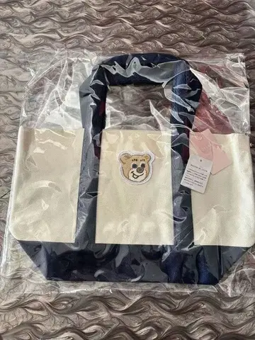 페이러 와펜 토트백 올드 테디 베이지 소 미사용 새상품