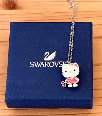 헬로키티 키티 스와로브스키 목걸이