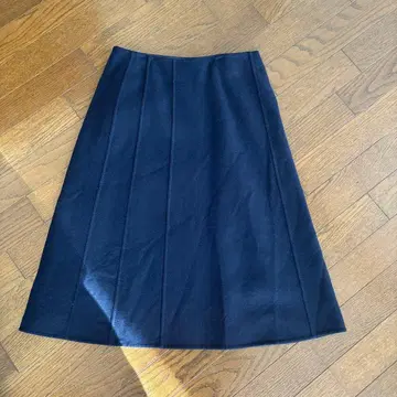 Drawer 네이비 플레어 스커트 36