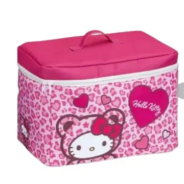 헬로키티 레오파드 무늬 수납 박스 갸루곰 아베일 시마무라