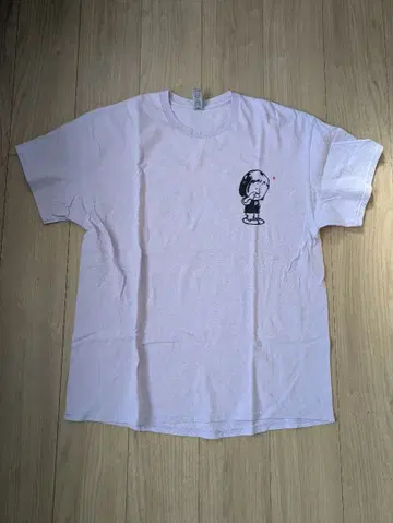 PUTS 스누피 프린트 T셔츠 XL