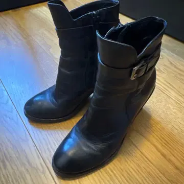 파비오 루스코니 숏부츠 사이드 지퍼 비브람 밑창 보강 가죽