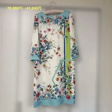 미사용 새상품 AUSTIN REED 꽃무늬 원피스 시원한 원단