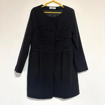 갤러리 비스콘티 코트 프릴 리본