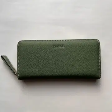 [ 미사용 새상품 ] BARCOS 다크 그린 장지갑