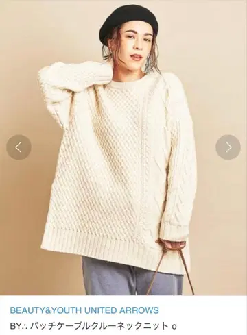 BEAUTY&YOUTH UNITED ARROWS 크루넥 니트