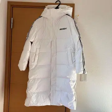 NERDY 롱 다운 자켓 S 화이트