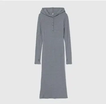 Searoomlynn 후디 슬림 컷 드레스 헤더 그레이 M 사이즈