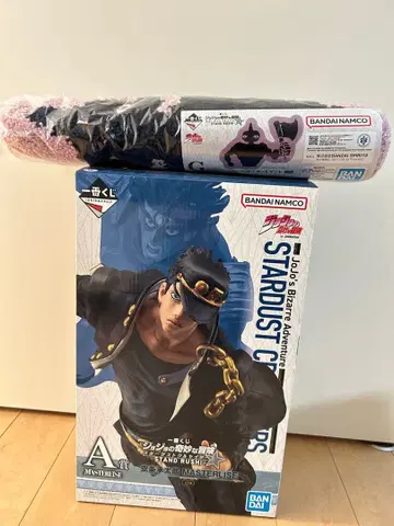 [최저가] 제일복권 죠죠의 기묘한 모험 A상 쿠죠 죠타로 G상 매트 2점