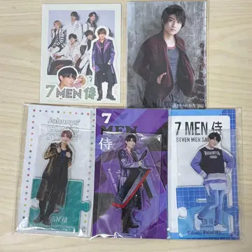 7 MEN 사무라이 아크릴 스탠드 사사키 다이코 3종 세트