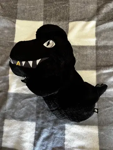 블랙 티라노사우루스 봉제 인형 골프 드라이버 골프헤드커버