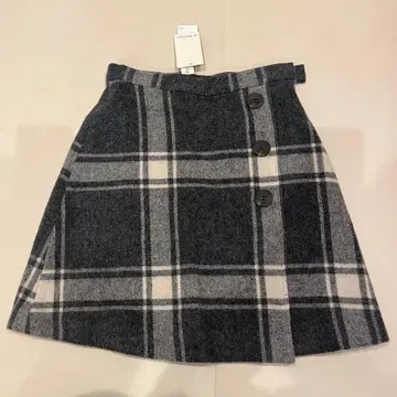 BE RADIANCE 체크 무늬 미니 스커트