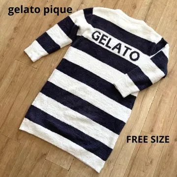 [ 새상품급 ] 젤라또피케 룸웨어 원피스 네이비/화이트