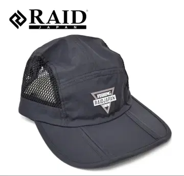 블랙 FISHING RAID JAPAN CREW 메쉬 캡