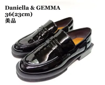 새상품급 GEMMA LINN 블랙 로퍼 레인 대응 36(23cm)