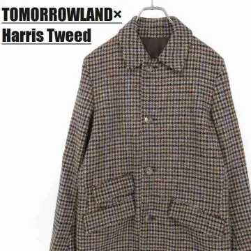 투모로우랜드 x 해리스 트위드 스텐카라 코트 하운드투스 리버서블
