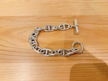 실버 체인 팔찌 토글식