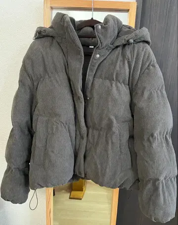 GU 히트 패디드 코듀로이 블루종 2024년 판매