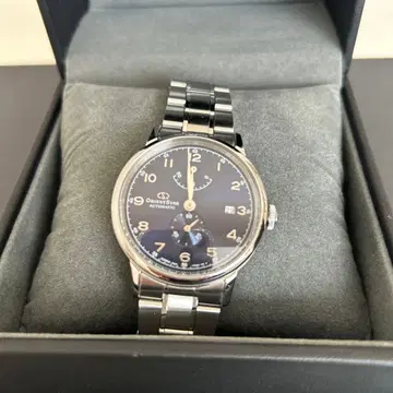 ORIENT STAR 자동 시계 손목시계 다크 블루 RK-AW0001L