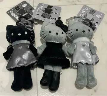 헬로키티 발길이 키티 키링 3개 세트