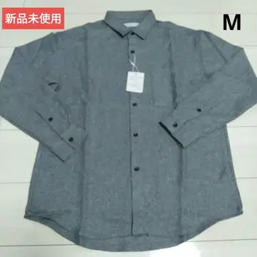 [새상품] THE SHOP TK 울라이크 마감 긴팔 셔츠 M