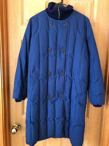 동양 깃털 다운 코트 새상품급